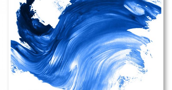 blue swirl wall art