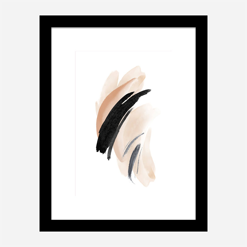 Simple Beige 2 Abstract Art 