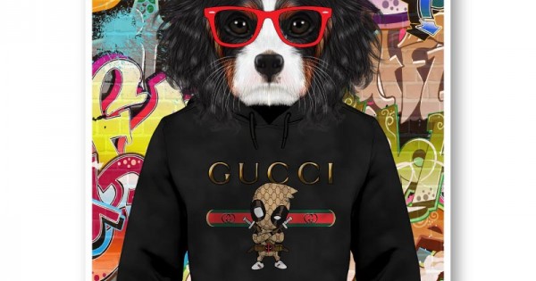 gucci king hoodie