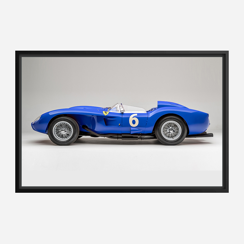 Ferrari 250 Testa Rossa in Blue Wall Art