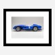 Ferrari 250 Testa Rossa in Blue Wall Art