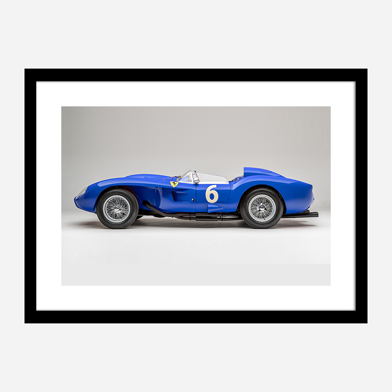 Ferrari 250 Testa Rossa in Blue Wall Art