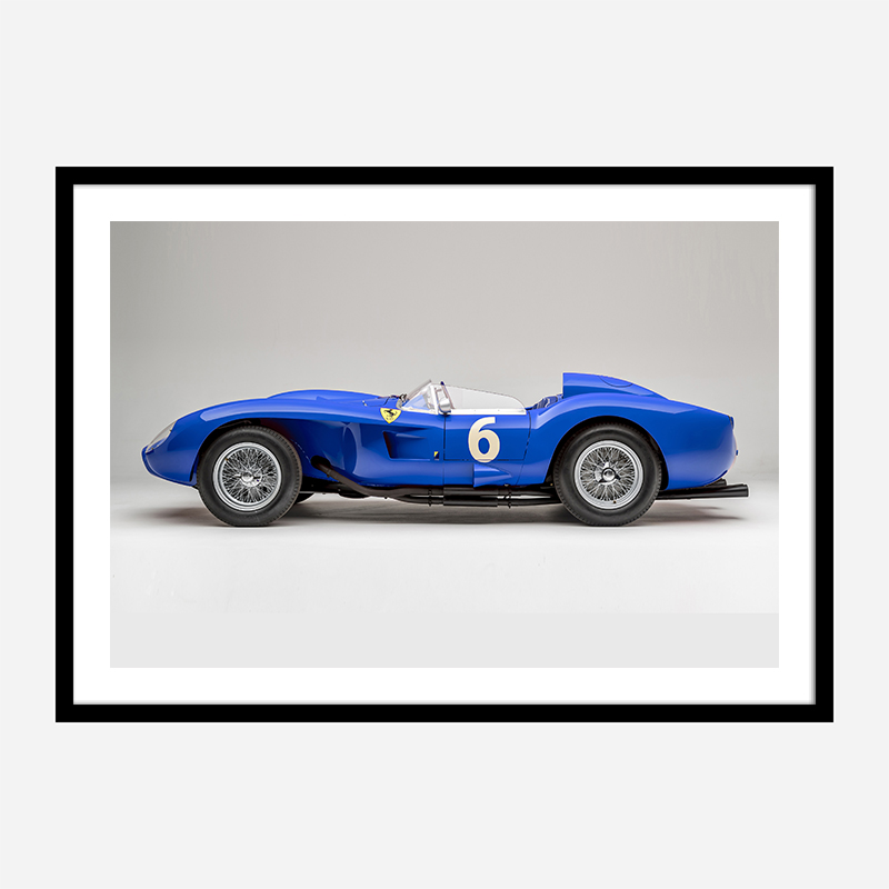 Ferrari 250 Testa Rossa in Blue Wall Art