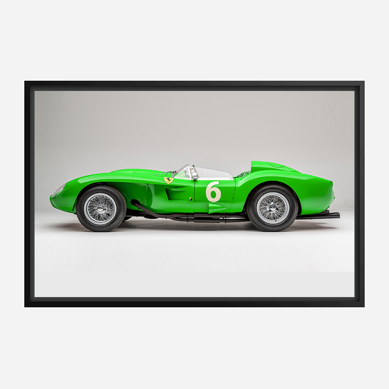 Ferrari 250 Testa Rossa in Green Wall Art