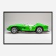 Ferrari 250 Testa Rossa in Green Wall Art