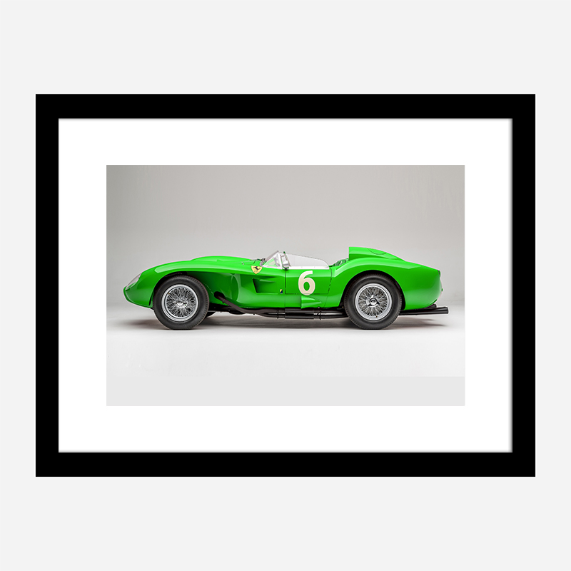 Ferrari 250 Testa Rossa in Green Wall Art