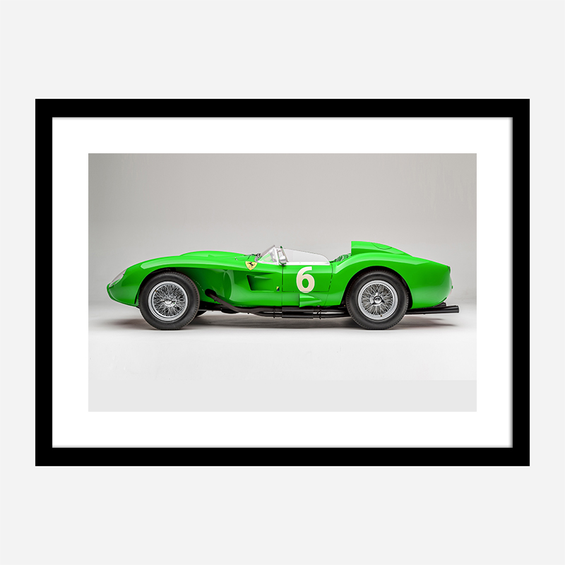 Ferrari 250 Testa Rossa in Green Wall Art