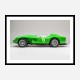 Ferrari 250 Testa Rossa in Green Wall Art