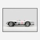 Ferrari 250 Testa Rossa in Silver Wall Art