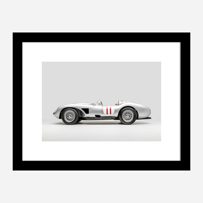 Ferrari 250 Testa Rossa in Silver Wall Art