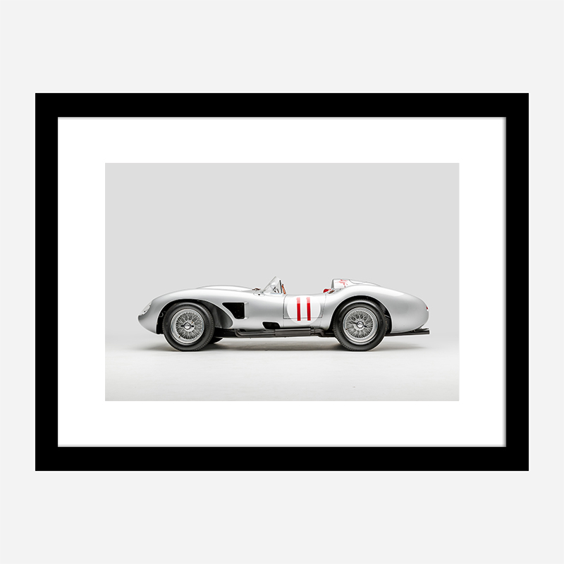 Ferrari 250 Testa Rossa in Silver Wall Art