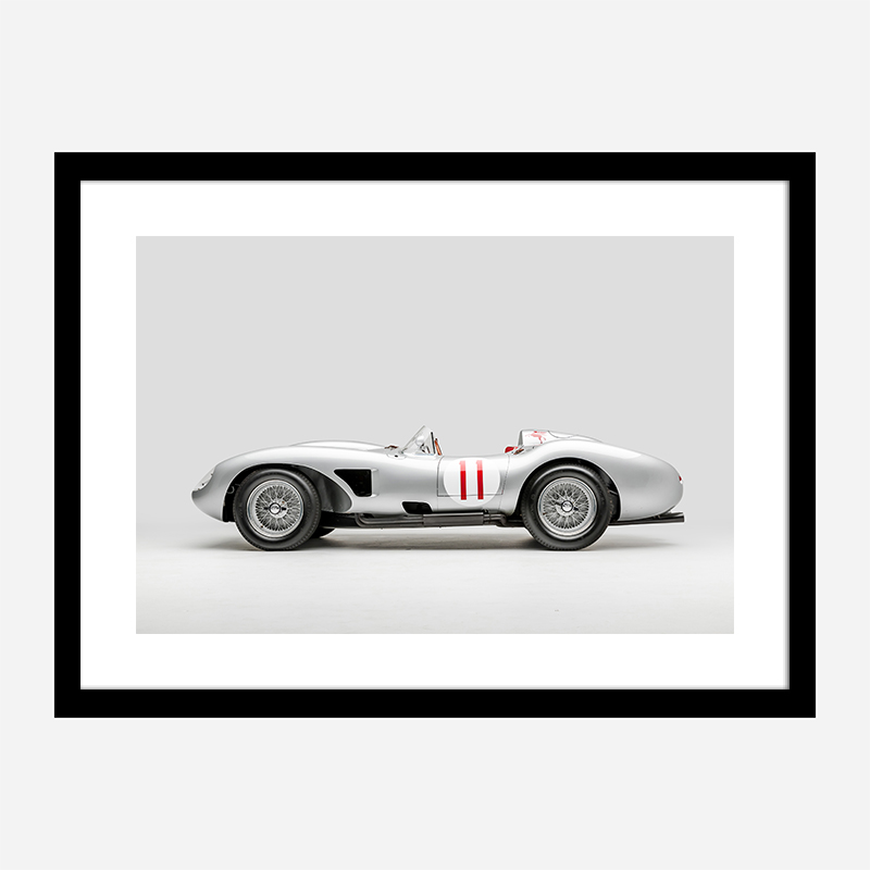 Ferrari 250 Testa Rossa in Silver Wall Art