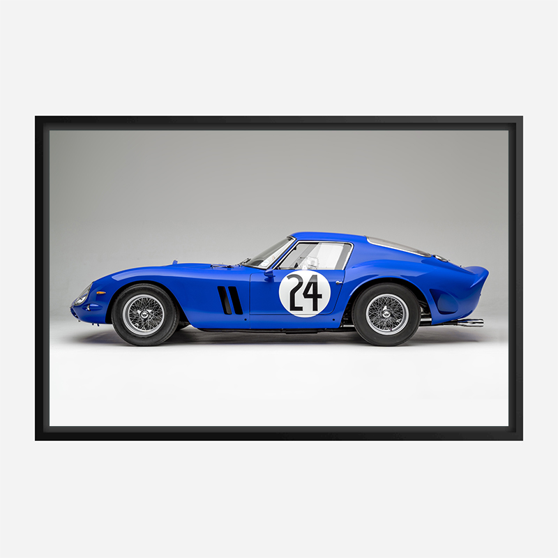 Ferrari 250 GTO in Blue Wall Art