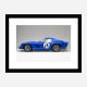 Ferrari 250 GTO in Blue Wall Art