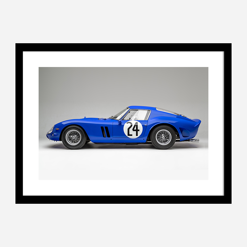 Ferrari 250 GTO in Blue Wall Art