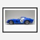 Ferrari 250 GTO in Blue Wall Art