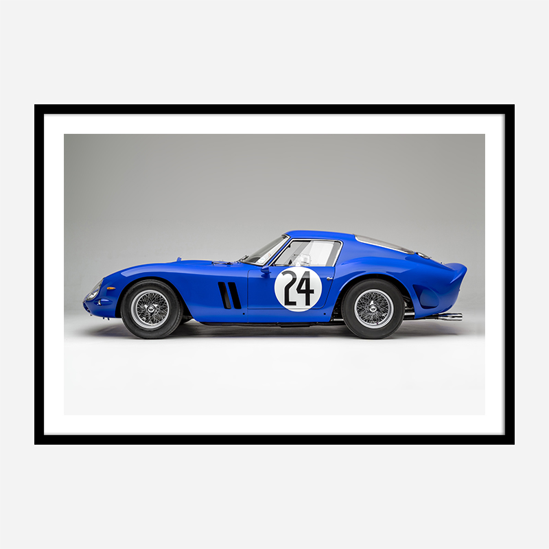 Ferrari 250 GTO in Blue Wall Art