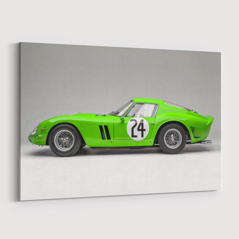 Ferrari 250 GTO in Green Wall Art