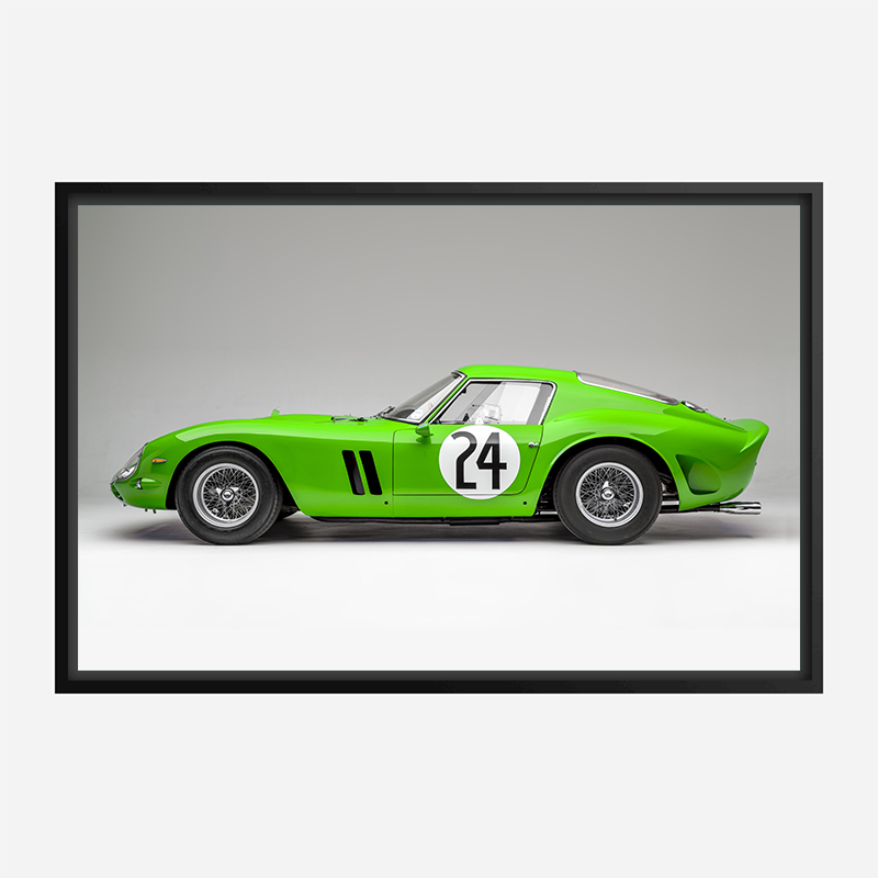 Ferrari 250 GTO in Green Wall Art