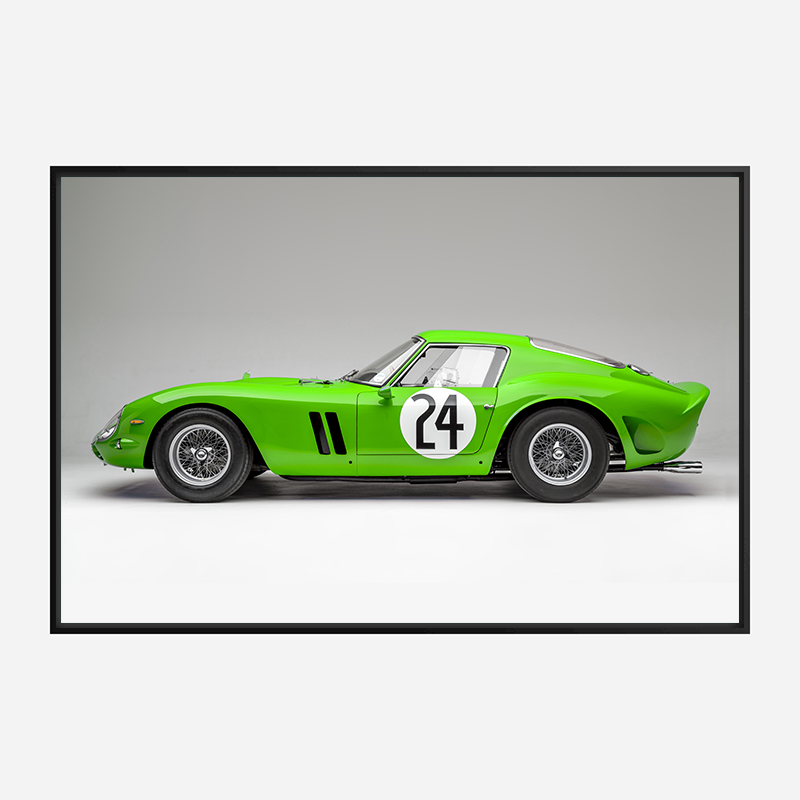 Ferrari 250 GTO in Green Wall Art