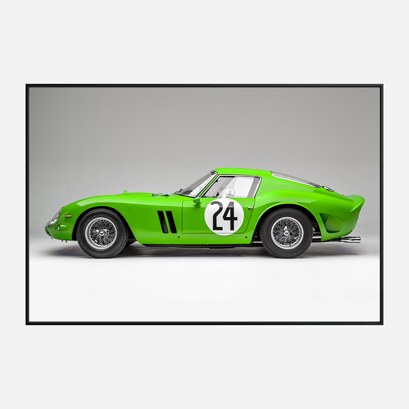 Ferrari 250 GTO in Green Wall Art