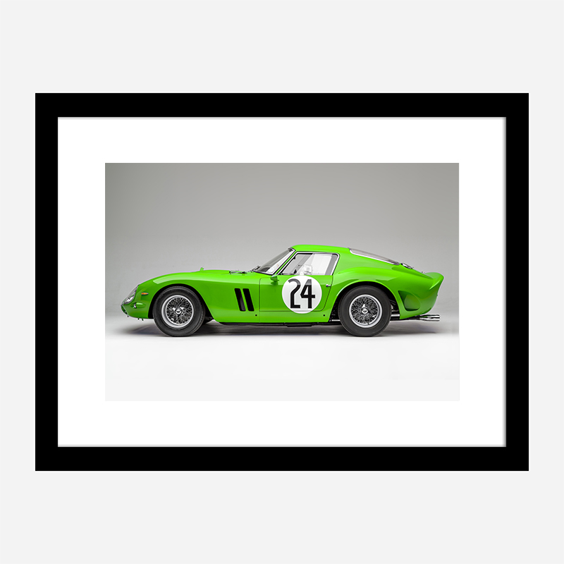 Ferrari 250 GTO in Green Wall Art