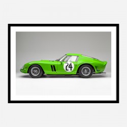 Ferrari 250 GTO in Green Wall Art