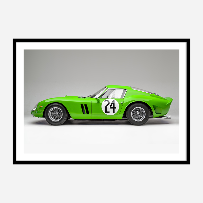 Ferrari 250 GTO in Green Wall Art