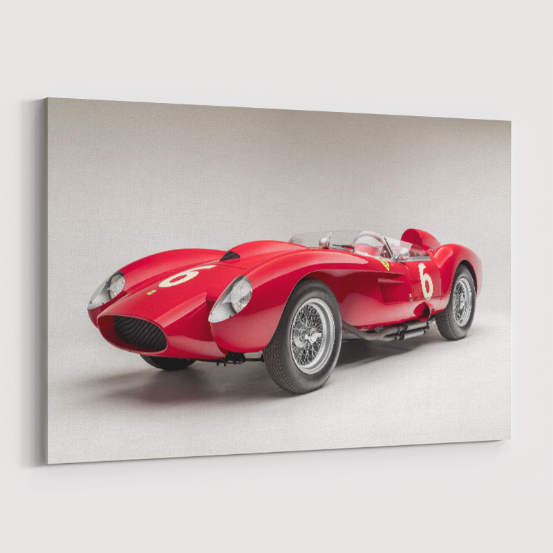 Ferrari 250 Testa Rossa in Red Wall Art