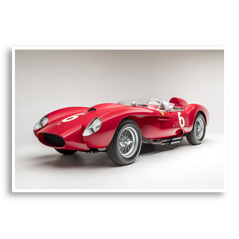 Ferrari 250 Testa Rossa in Red Wall Art