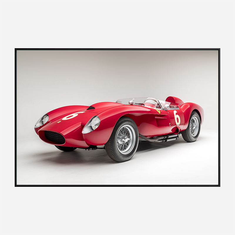 Ferrari 250 Testa Rossa in Red Wall Art