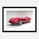 Ferrari 250 Testa Rossa in Red Wall Art