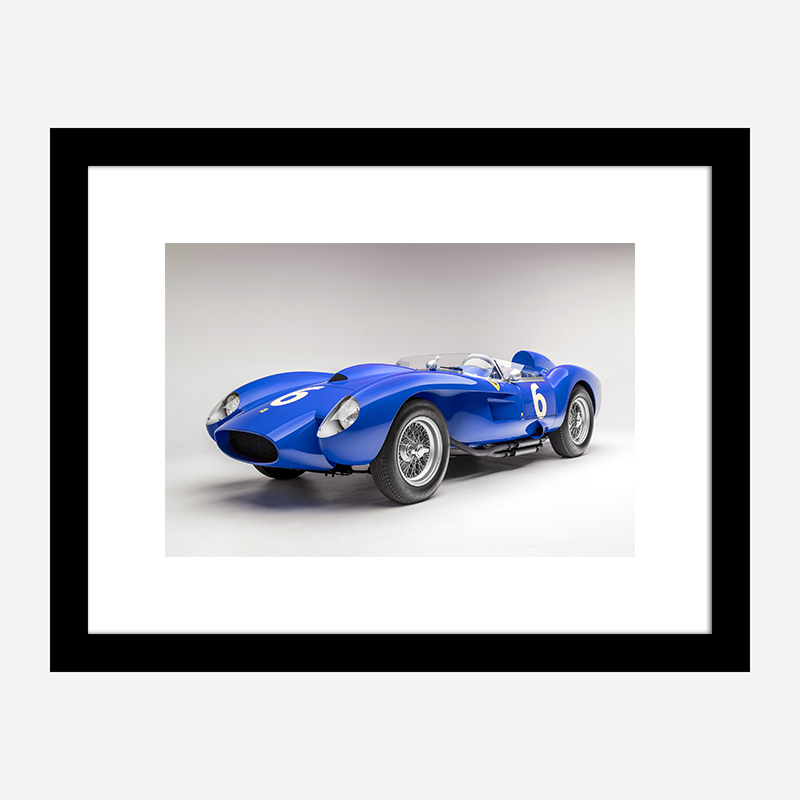 Ferrari 250 Testa Rossa in Blue Wall Art