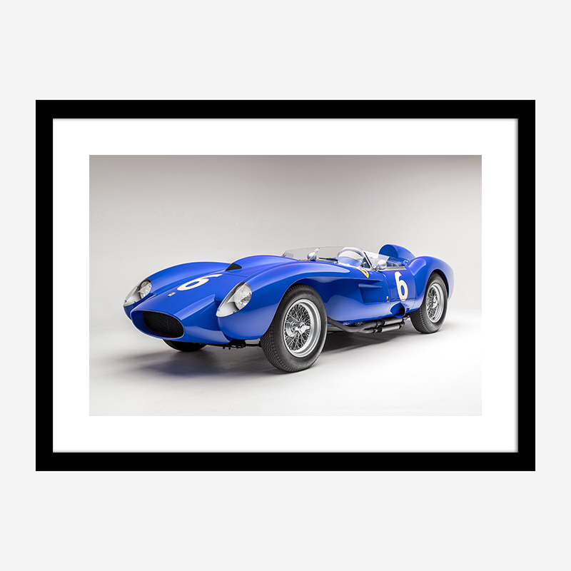 Ferrari 250 Testa Rossa in Blue Wall Art