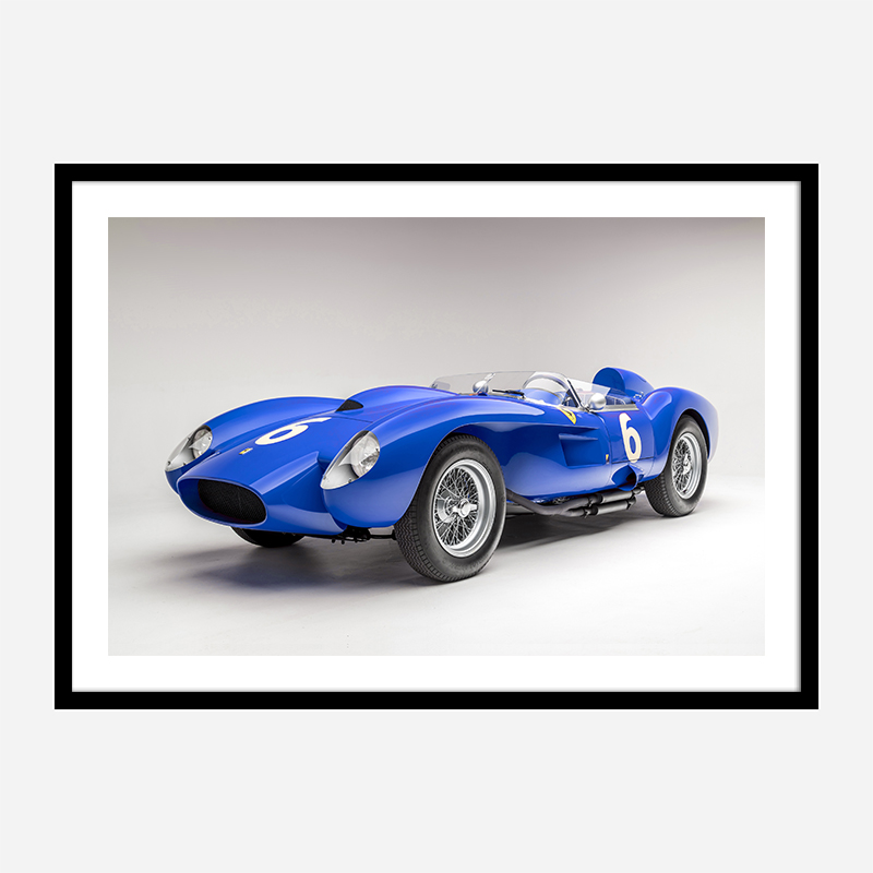 Ferrari 250 Testa Rossa in Blue Wall Art