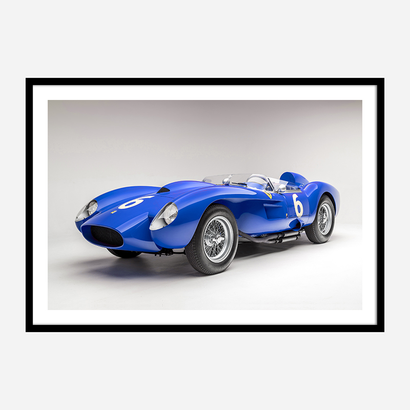 Ferrari 250 Testa Rossa in Blue Wall Art