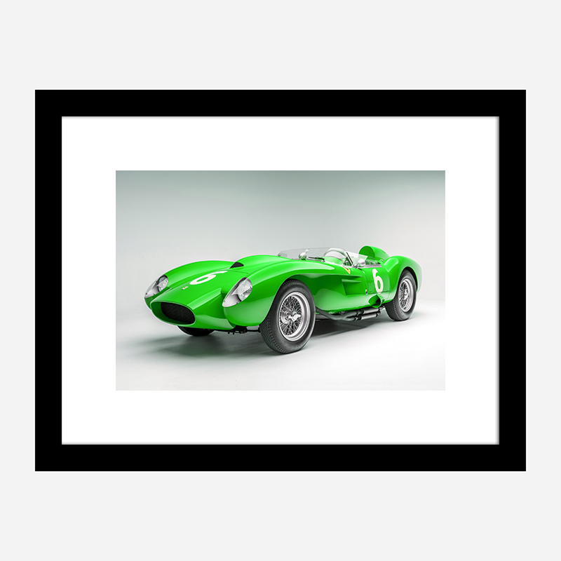 Ferrari 250 Testa Rossa in Green Wall Art