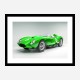 Ferrari 250 Testa Rossa in Green Wall Art