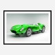 Ferrari 250 Testa Rossa in Green Wall Art