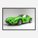 Ferrari 250 GTO in Green Wall Art