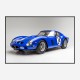 Ferrari 250 GTO in Blue Wall Art