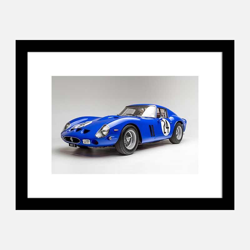 Ferrari 250 GTO in Blue Wall Art