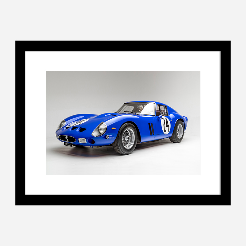 Ferrari 250 GTO in Blue Wall Art