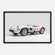 Ferrari 250 Testa Rossa in Silver Wall Art