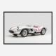 Ferrari 250 Testa Rossa in Silver Wall Art