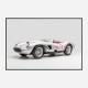 Ferrari 250 Testa Rossa in Silver Wall Art