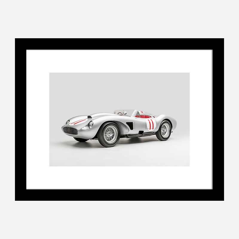 Ferrari 250 Testa Rossa in Silver Wall Art