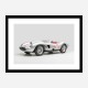 Ferrari 250 Testa Rossa in Silver Wall Art