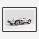 Ferrari 250 Testa Rossa in Silver Wall Art