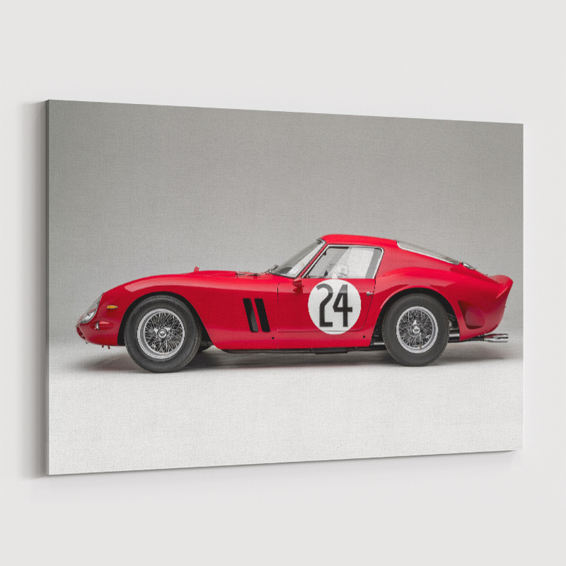 Ferrari 250 GTO in Red Wall Art